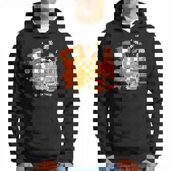Retro Coquette Bow Pencil Teacher Fall Season Thanksgiving Men's Hoodie - Monsterry
