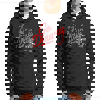 Retro Go Dawgs Bulldog Vintage Classic Hoodie - Monsterry