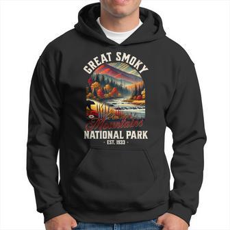 Retro Great Smoky Mountains National Park Vintage Usa Hoodie - Thegiftio UK