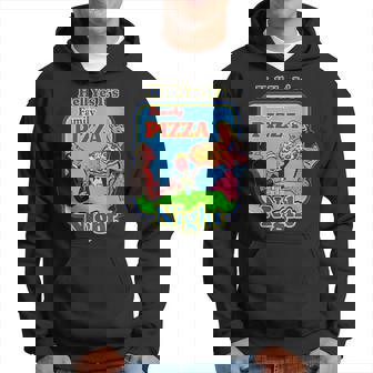 Retro Hell Yes It's Family Pizza Night Vintage Old School Hoodie - Monsterry