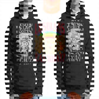 Retro Lgbt Eat What Cat Lesbian Pride Month Equal Rights Hoodie - Monsterry