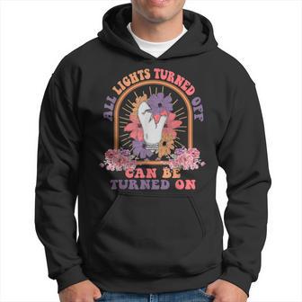 Retro The Light That Turns Off Can Be Turned Back Hoodie - Thegiftio UK