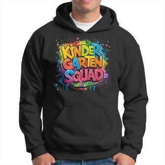 Retro Neon Kindergarten Squad Back Back To School Hoodie - Thegiftio UK