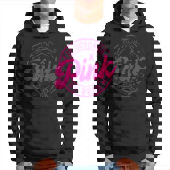 Retro In October We Wear Pink Breast Cancer Awareness Hoodie - Thegiftio
