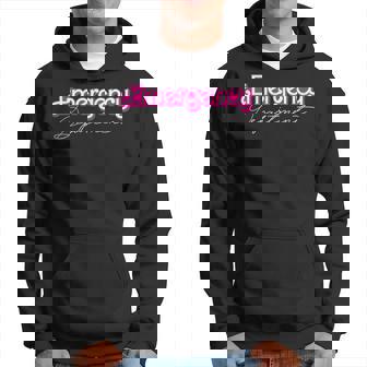 Retro Pink Emergency Department Nurses Er Doctor Hoodie - Seseable