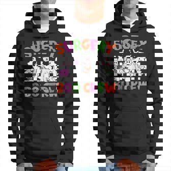 Retro Surgery Boo Crew Surgical Tech Halloween Costumes Hoodie - Thegiftio
