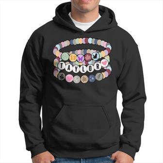 Retro Taylor First Name Personalized Friendship Bracelet Hoodie - Thegiftio UK