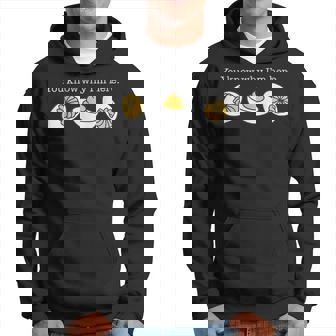 Retro Thanksgiving Dinner You Know Why I'm Here Deviled Egg Hoodie - Thegiftio UK
