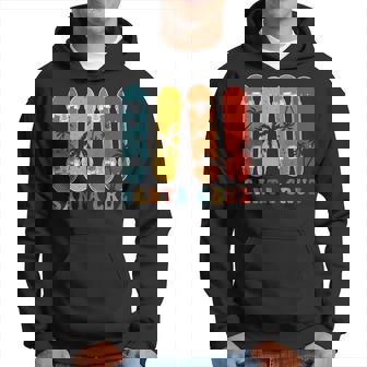 Retro Vintage Skateboard Graphic Santa Cruz Hoodie - Thegiftio UK
