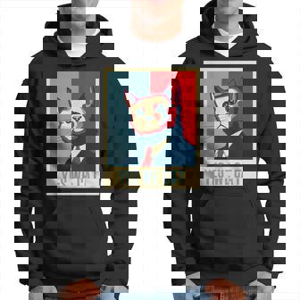 Retro Yes We Cat Cat Lover Pet Owner Hoodie | Seseable UK