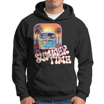 Retroan Camper Summer Time Summer Sun Camping Kapuzenpullover - Geschenkecke