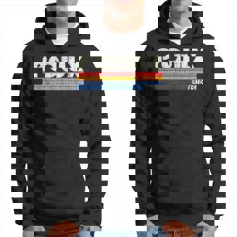 Rétrointage 70'S 80S Style Poulx France Sweat à capuche - Cadeauxyz