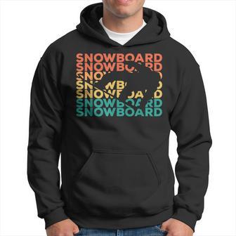 Retrointage Snowboard For Snowboarder Kapuzenpullover - Geschenkecke