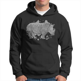 Rhino Graphic Animal Safari Animal Salvaje Rinoceronte Sudadera - Regaloses