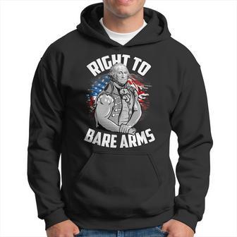 Right To Bare Arms 4Th Of July Gym Workout Hoodie - Thegiftio UK