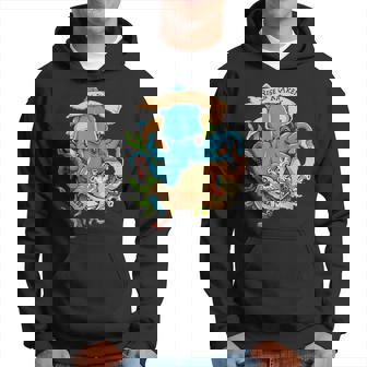 Rise Of Kraken Old School Tattoo Octopus Sea Monster Sudadera - Regaloses