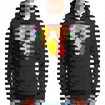 Rizzy Turkey With Cool Shades Thanksgiving Boys Hoodie - Thegiftio UK