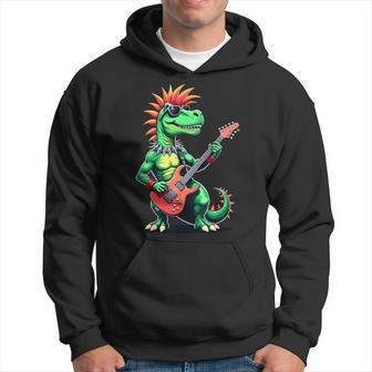 Rock And Roll T-Rex Guitar Hoodie - Thegiftio UK