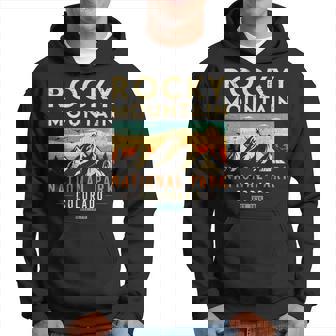 Rocky Mountain Est 1915 Colorado Vintage Retro National Park Hoodie - Thegiftio