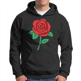 Roses Are Red Rose Hoodie - Thegiftio UK
