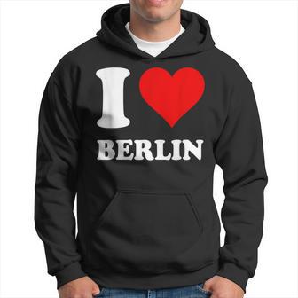 Rotes Herz Ich Liebe Berlin Kapuzenpullover - Geschenkecke