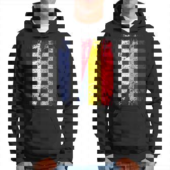 Roumanie France Drapeau De L'amitié Roumanie Sweat à capuche - Cadeauxyz