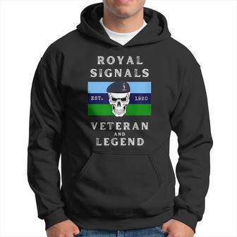 Royal Signals Clothing Veteran And Legend Hoodie - Thegiftio UK