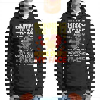 Running The Race Before Stuffing My Face Turkey Trot Running Hoodie - Thegiftio