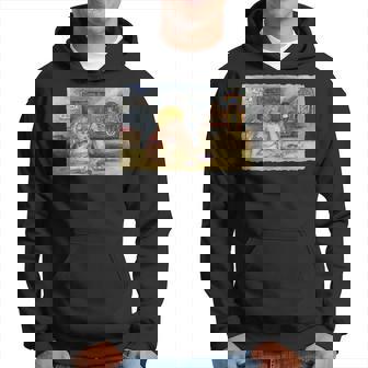 Sad Cupid Anti Valentine Unrequited Love Smoking Cupid Hoodie - Monsterry