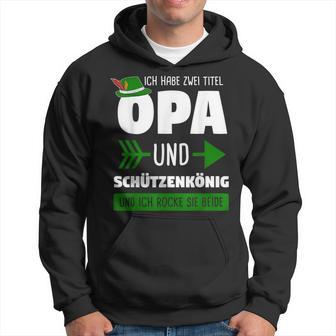 Sagittarius King Grandpa Sports Sagittarius Kapuzenpullover - Geschenkecke