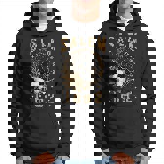 Salem 1692 They Missed One Witch Trial Black Cat Moon Witchy Hoodie - Thegiftio UK