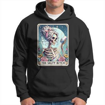 The Salty Bitch Tarot Card Skeleton Hoodie - Thegiftio UK
