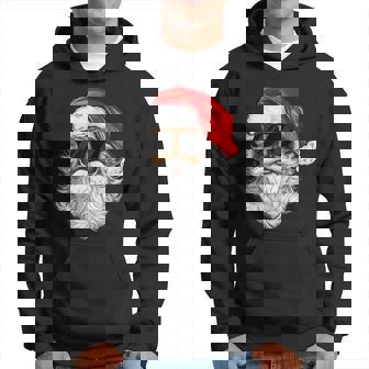 Santa Claus Black Xmas Santa Afro African American Christmas Hoodie - Monsterry