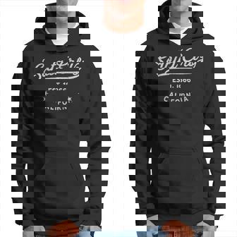 Santa Cruz California Travel Souvenir Vintage Santa Cruz Hoodie - Thegiftio UK