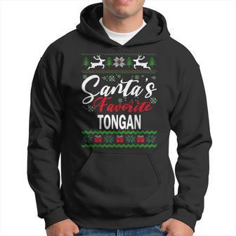 Santas Favorite Tongan Tonga Christmas Ugly Sweater Xmas Hoodie - Thegiftio UK