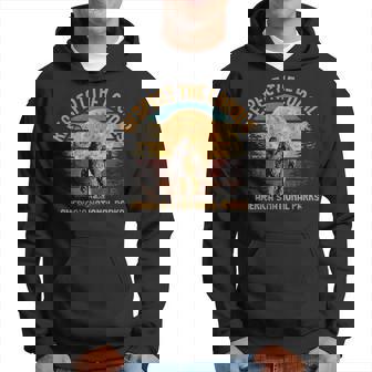 Sasquatch Respect The Locals America's National Park Bigfoot Hoodie - Thegiftio