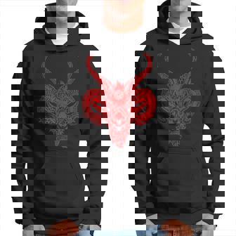 Satan Goat Satanic Dead Death Gothic Demon Satanism Occult Hoodie - Monsterry
