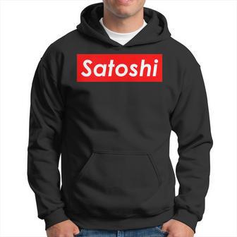 Satoshi Bitcoin Cryptocurrency Red Box Hoodie - Thegiftio UK