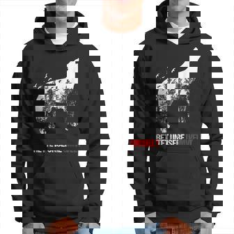 Save The Environment Wolf Silhouette Forest Animal Nature Conservation Hoodie - Monsterry