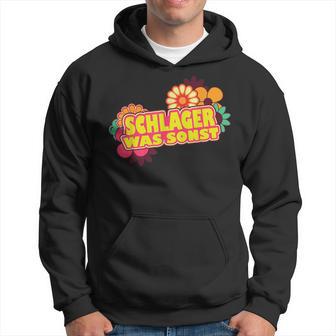 Schlager Was Sonst Schlageroutfit Party Schlagerparty Kapuzenpullover - Geschenkecke