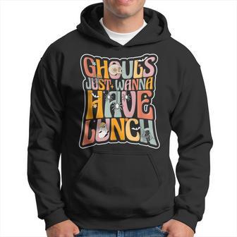 School Cafeteria Worker Back To School Halloween Lunch Lady Hoodie - Thegiftio UK