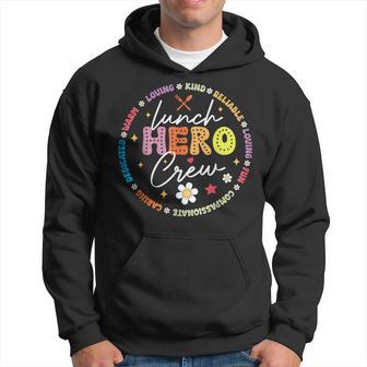 School Lunch Hero Crew Cafeteria Workers Lunch Lady Hoodie - Thegiftio UK