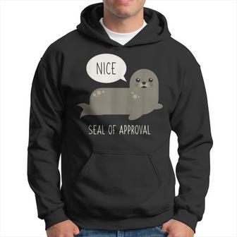 Seal Of Approval Animal Pun Pun T Hoodie - Thegiftio UK