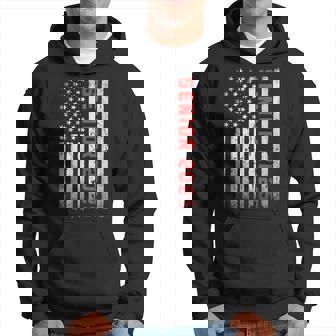 Senior 2025 Patriotic American Flag Graduation Class Of 2025 Hoodie - Thegiftio UK