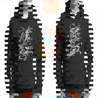 Serpent Japonais Katana Samurai Kanji Fleur De Cerisier Sweat à capuche - Cadeauxyz