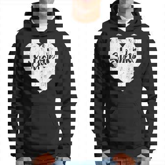 Sharks School Sports Fan Team Spirit Mascot Heart Hoodie - Monsterry