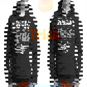 She's My Trick Skeleton Couples Matching Couple Halloween Hoodie - Thegiftio