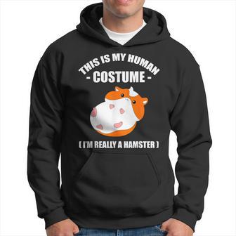 Silly Cute Halloween Hamster Costume For Toddlers Youths Hoodie - Thegiftio UK
