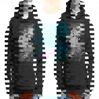 Skateboarding Ghost Summerween Just Waiting For Halloween Hoodie - Monsterry