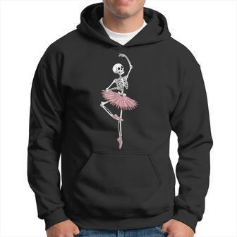 Skeleton Dancing Ballet Lovers Spooky Halloween Dancer Hoodie - Thegiftio UK